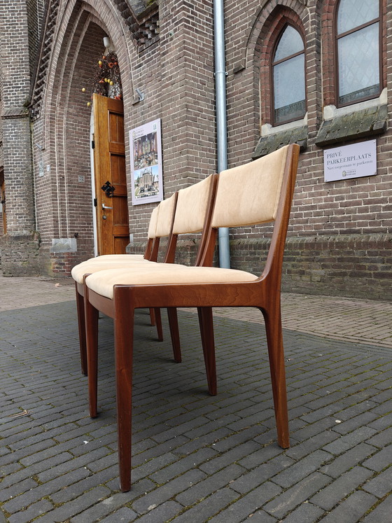 Image 1 of Set vintage eetkamerstoelen zes stuks