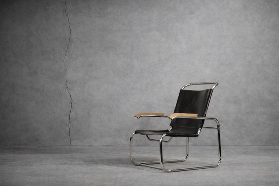 Image 1 of Vintage Bauhaus B35 armchair by Marcel Breuer for Thonet, 1930s