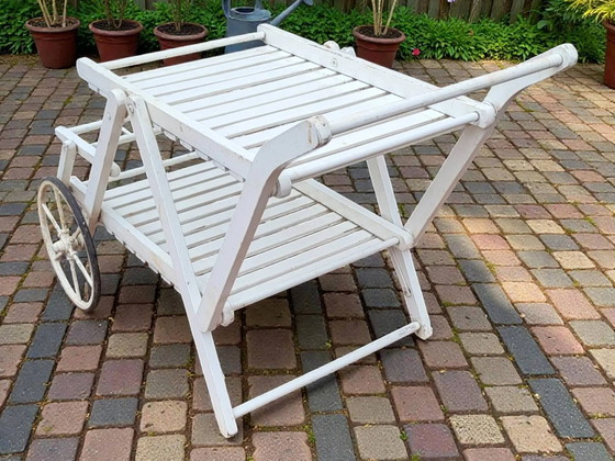 Carrello di servizio in legno per esterni Gleizes – Carrelli bar, Wood, Vintage (photo 3 of 8)