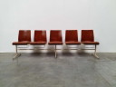 compensato di teak vintage industriale retro pew 60s design