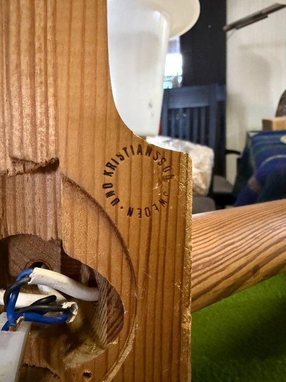 Image 1 of Uno Kristiansson wall lamp Pinus for Luxus Sweden 1970s