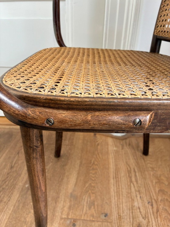 Image 1 of 4x Sessel „Prag“, Entwurf Thonet Nr. 811 von Josef Hoffmann