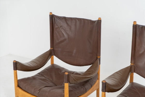 Image 1 of Pair of “Modus” armchairs by Kristian Vedel for Søren Willadsen (Denmark, 1960s).