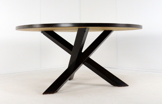 Image 1 of Gerard Geytenbeek wenge round dining table vintage