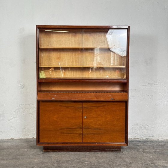 Image 1 of Vitrine Cabinet by Jindřich Halabala, 1930s–40s – Czechoslovak Art Deco