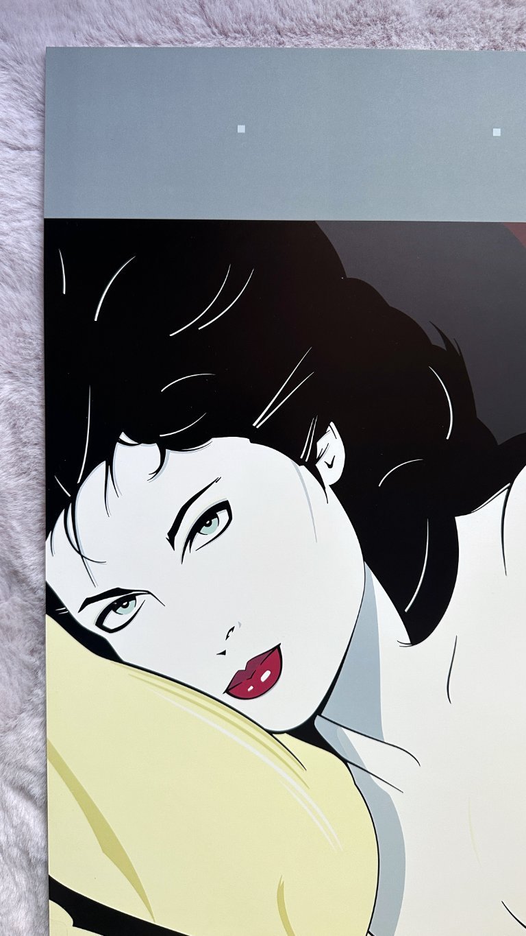 額装品/Yellow Blanket/パトリック ナーゲル/ポスター/インテリア Patrick Nagel 80s poster art print lithograph Yellow Blanket