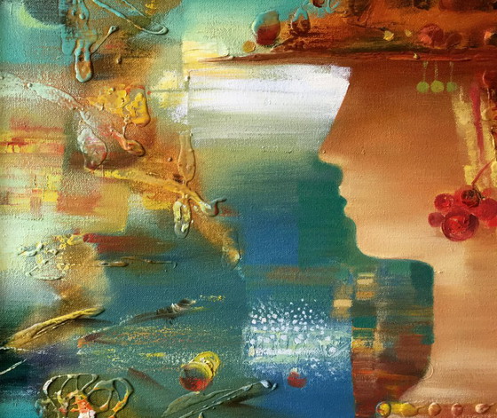 Original Oil Painting Abstract Expressionism Summer – Paintings & Drawings, Canvas (photo 7 of 13)
