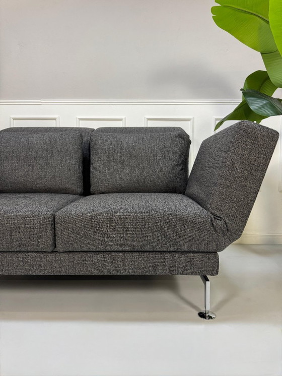 Image 1 of Brühl Moule Kleine Bank (Tentoonstellingsmodel, Stof Grijs) Logeerbed