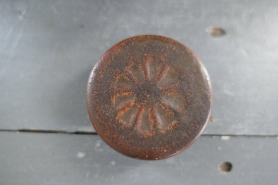 Image 1 of Vintage ceramic oil lamp with lid