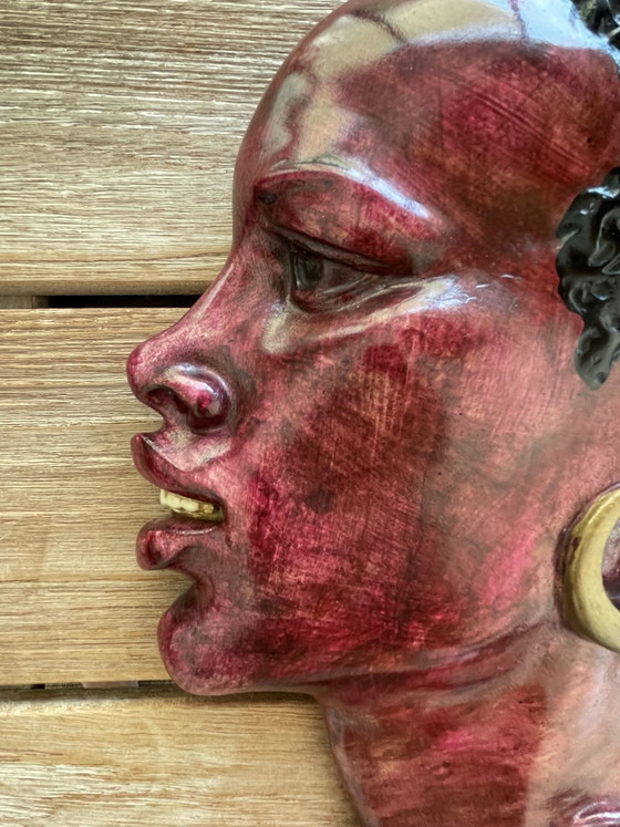 Image 1 of Set of vintage wall masks R. Scali