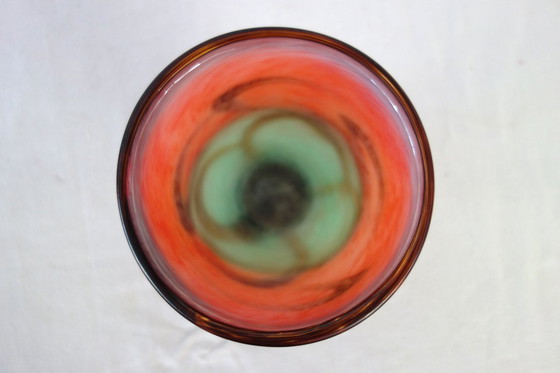 Image 1 of Vaso in pasta di vetro Saba Frères, Biot, Francia, 1997