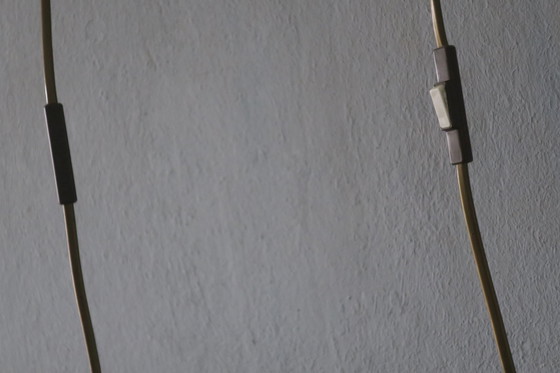 Image 1 of Coppia di lampade da parete vintage svedesi in ottone e vetro opalino di CE Fors per Ewa Varnamo