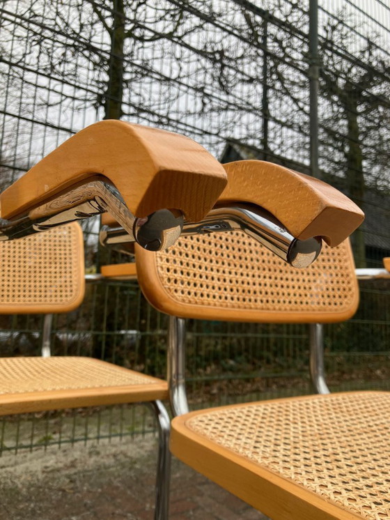 Image 1 of 8x Marcel Breuer stoel