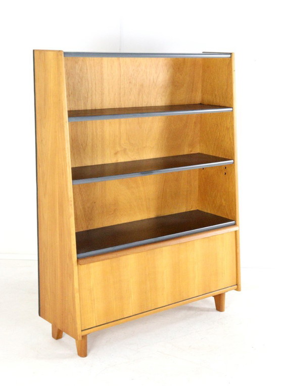 Image 1 of Mobile libreria vintage in stile rovere Pastoe