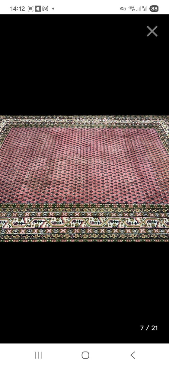 Image 1 of Hand-knotted Sarough Mir rug Old Rose 200x290 cm