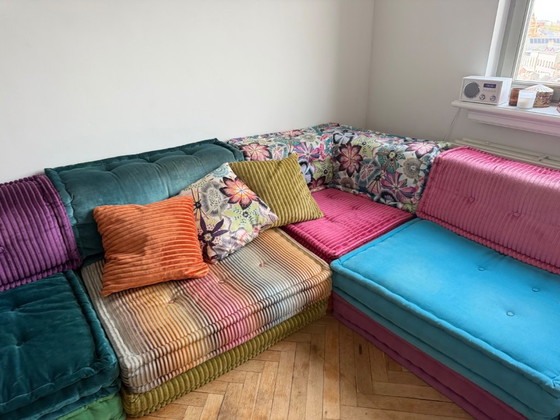 Roche Bobois Mah Jong Missoni Design – Zithoek, Velvet, Cotton (photo 3 of 8)