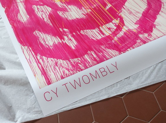 Cy Twombly "Untitled" (Roses) 2008 - Poster 70 × 100 cm I, Art, Paper, Creme, Abstract (photo 8 of 13)
