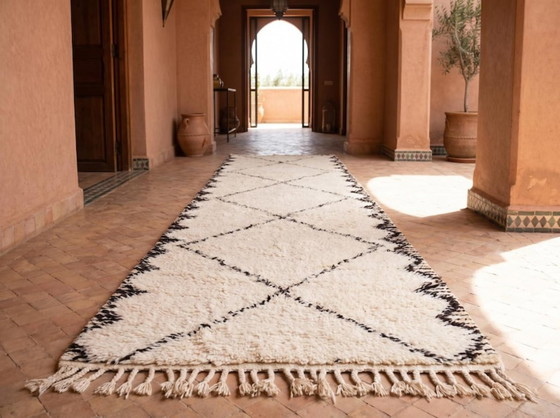 Tapis Marocain Berbère en Laine 250cmx100cm – Cotton (photo 4 of 6)