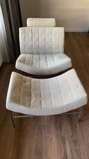 Leolux Volare Fauteuil avec pouf