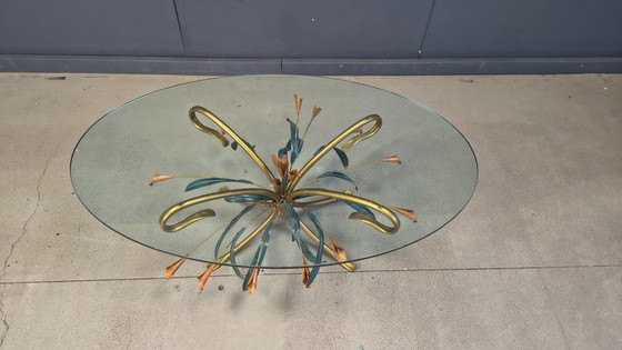 Image 1 of Florentine coffee table in the manner of Hans Kögl, 1970s