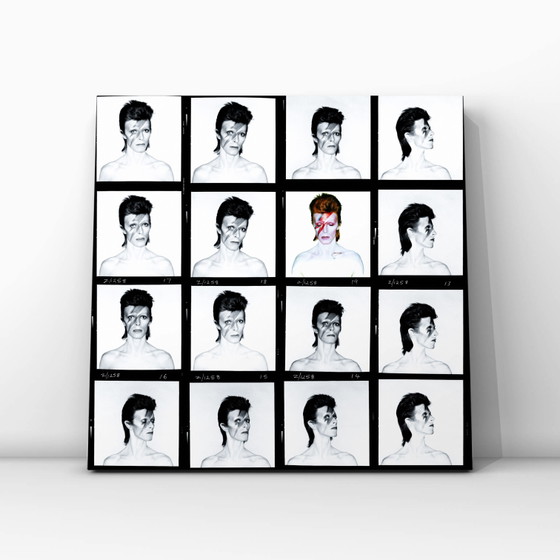 1x Fine Art Print David Bowie Aladdin Sane Contact Sheet Foto – Fotografie, Paper (photo 3 of 5)