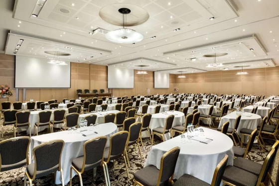 Image 1 of 1960's Large Ceiling light from the Iconic Hilton Hotel in Amsterdam