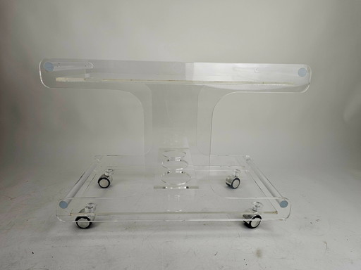 Bar trolley acrylic