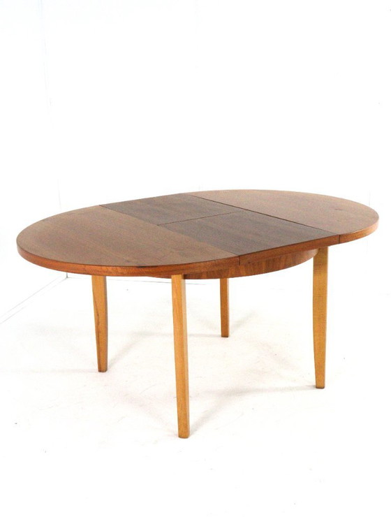 Image 1 of Round extendable dining table 'Rudolstadt' vintage