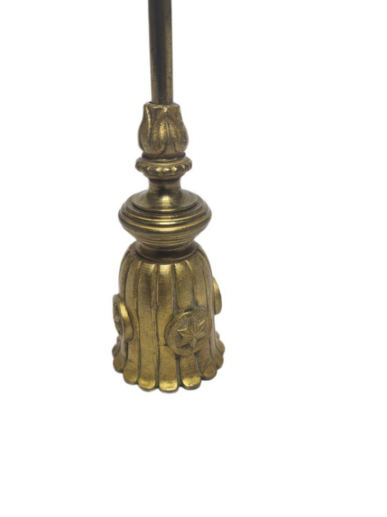 Klassizistische Pendelleuchte, Frankreich, 1900er Jahre – Pendelleuchten, Ceramic, Brass (photo 6 of 9)