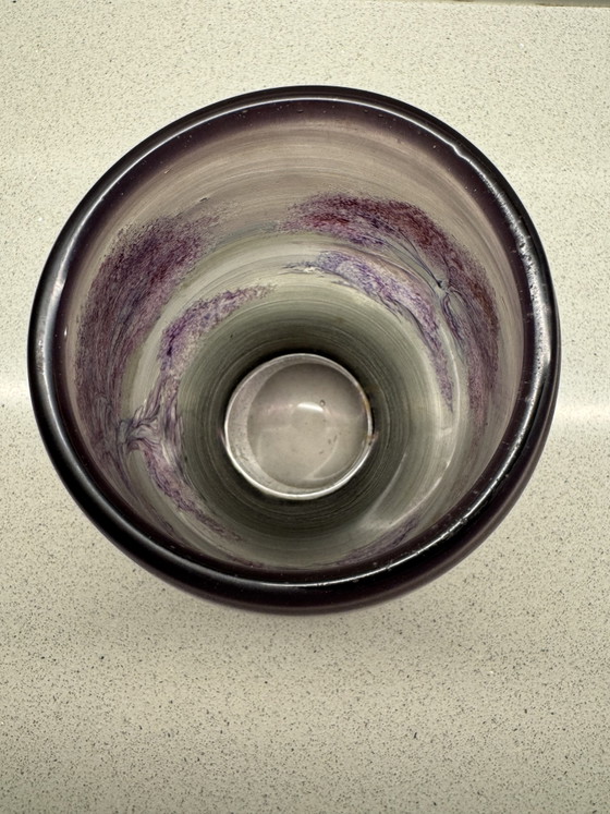 Image 1 of Vaso in vetro Hans Jürgen Richartz Studio – Collezione d'arte Richartz – anni '80