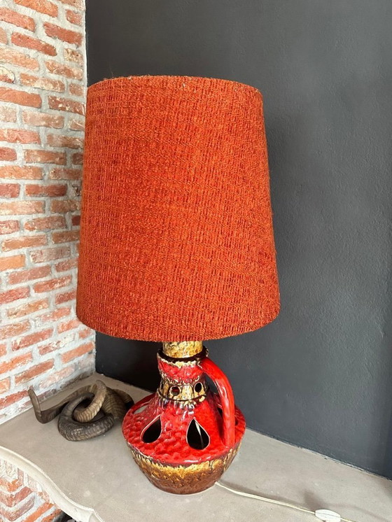 Image 1 of Ceramic Fat Lava floor lamp West Germany