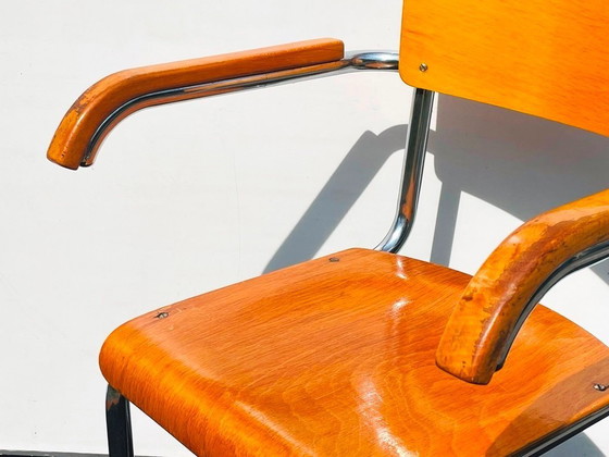 Image 1 of 3 vintage stoelen Mart Stam [ Bauhaus ] industrieel 1930s