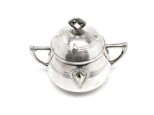 Sucrier de WMF, Allemagne, début du XXe siècle – tafelaccessoires, Metal, Silver (photo 2 of 13)