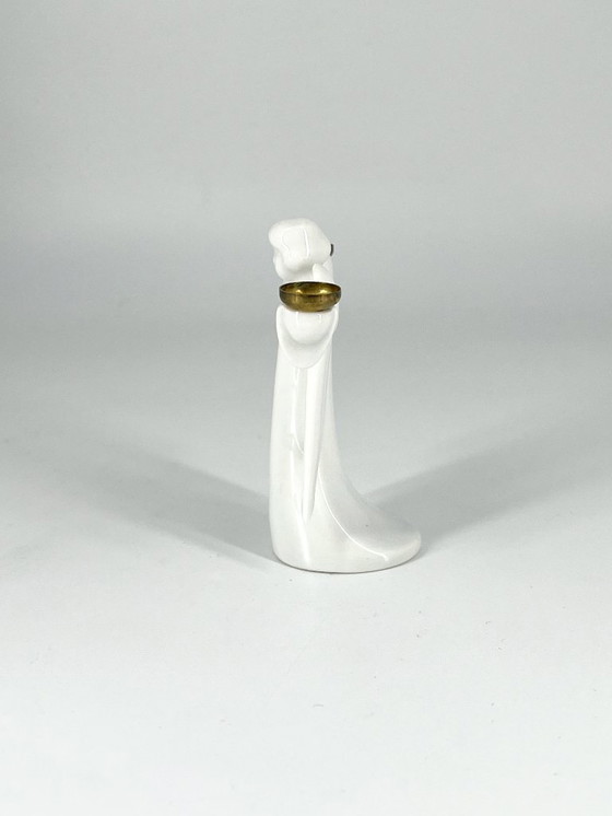 Image 1 of Rosenthal Porcelain Angel – Sculptural Mid-Century Candle Holder – Selb-Plößberg, 1960s