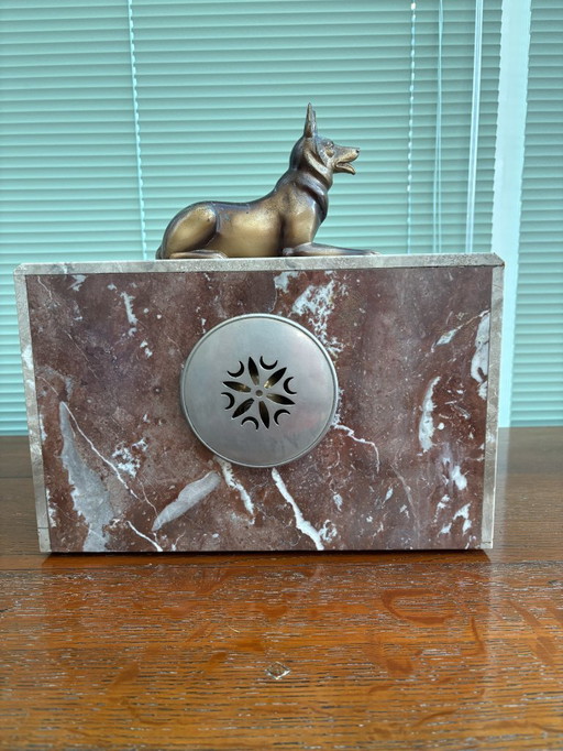 marble clock 1930s