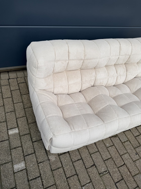 Image 1 of Ligne Roset Kashima 3 posti, 2x2 posti, 1 posto in velluto a coste beige 10/10