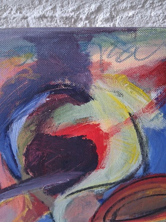 Image 1 of Heart Beat,intuitive,acrylic