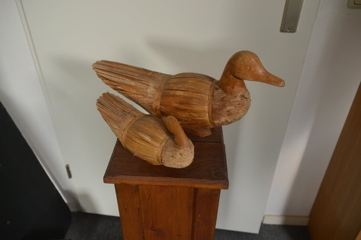 Set of Vintage Duck Sculptures