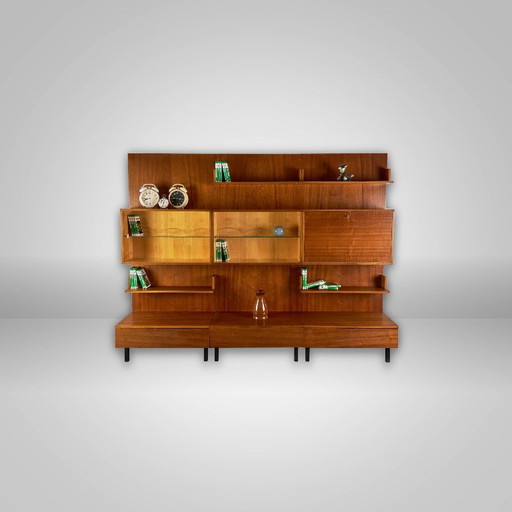 Vintage-Wandschrank, 1960er Jahre, Tschechoslowakei – wandkast, Wood