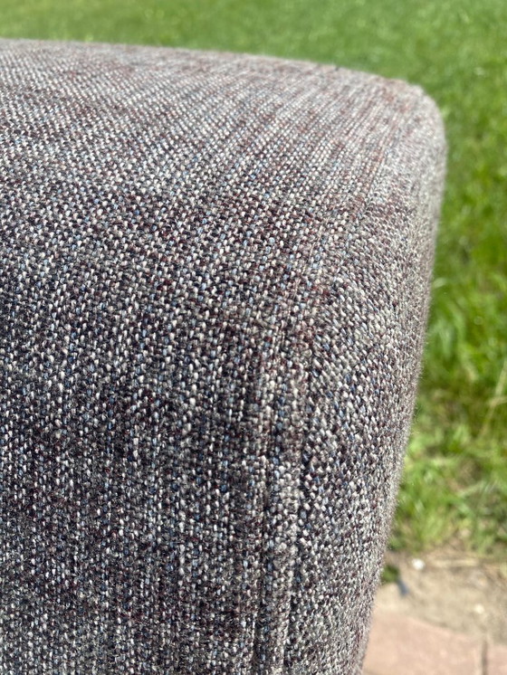 Image 1 of Sofá esquinero moderno de tela gris