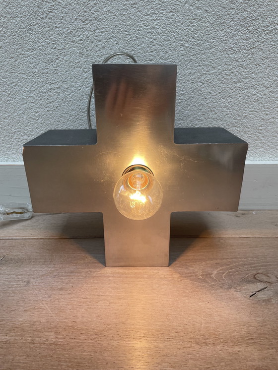 Image 1 of Moot RVS (Wand) Lamp 2 Stuks