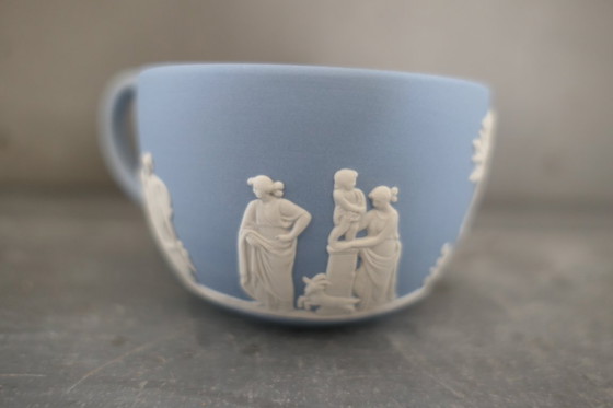 Image 1 of Vintage Wedgwood Jasperware cup and saucer