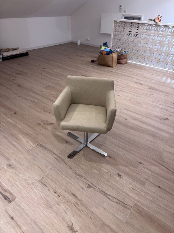 Image 1 of Juego de 6 sillones giratorios Molteni & C - Modelo Lonely de Doro Moreno (Diseño italiano, década de 1990)