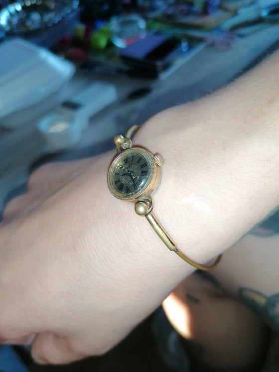 Orologio in oro massiccio con bracciale, Unione Sovietica, 1930 – Chaika, Metal, Gold (photo 9 of 9)