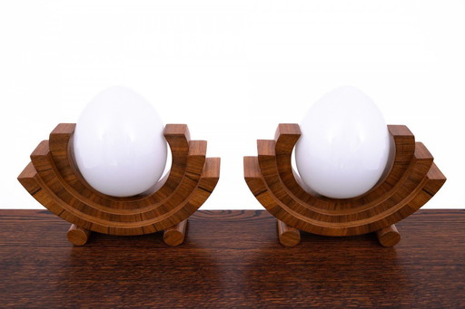 A pair of table lamps, Poland, 1950s