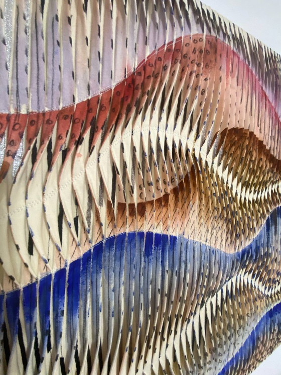 Image 1 of Tableau sculpture art textiles Ref : Akiko