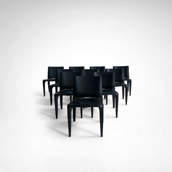 Image 1 of Stier-Esszimmerstuhl von Mario Bellini für Cassina 1990er Jahre, 10-teilig