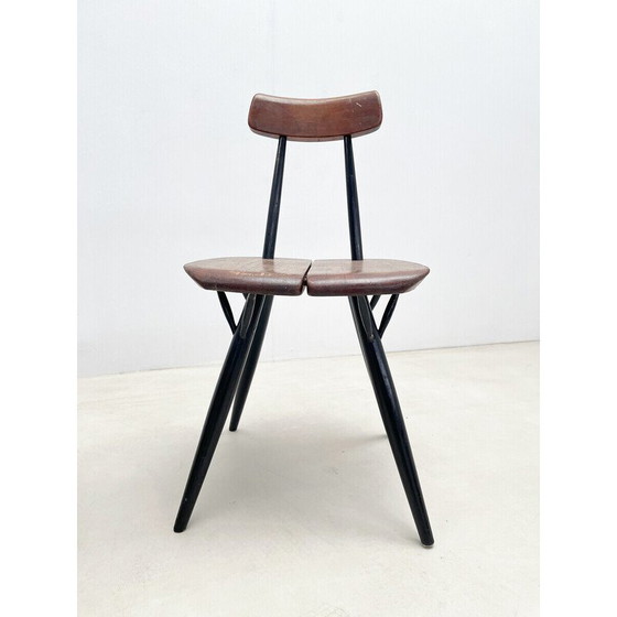 Image 1 of Pair of vintage Artek prikka chairs by llmari Tapiovaara for Laukaan Puu, Finland 1960