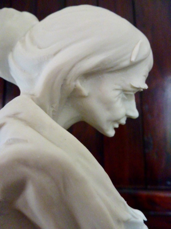 Image 1 of Capodimonte, 2x Nico Venzo Busts - Bisque porcelain.
