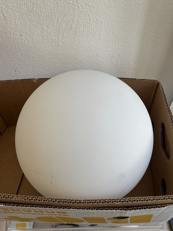 Image 1 of Glashütte Limburg plafondlamp opaalglas met extra bol